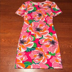 Trina Turk Pink and Orange Floral Mini Dress
